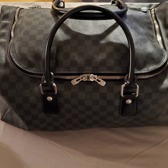 Louis Vuitton Damier Graphite Canvas Roadster Duffel Bag Louis Vuitton